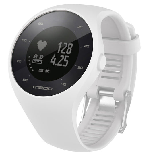 Silicone Sport Watch Band for POLAR M200(White)