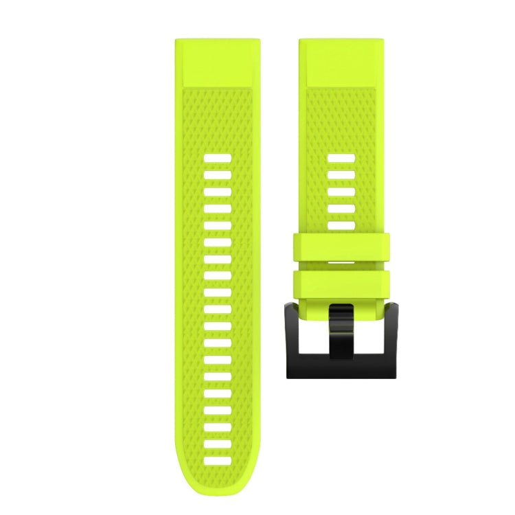 Quick Removable Silicone Watch Band for Fenix 5 22mm(Green) - Watch Bands by buy2fix | Online Shopping UK | buy2fix