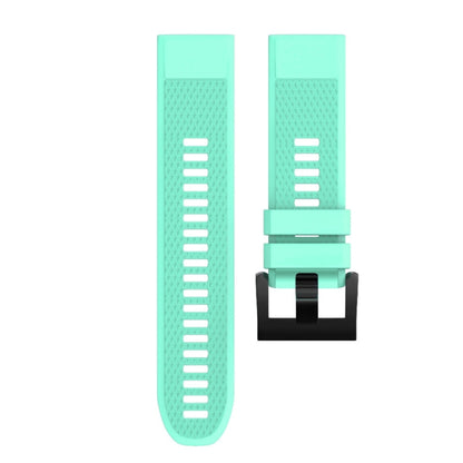 Quick Removable Silicone Watch Band for Fenix 5 22mm(Mint Green) - Watch Bands by buy2fix | Online Shopping UK | buy2fix