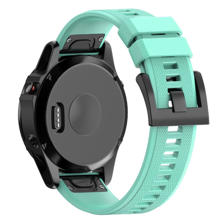 Quick Removable Silicone Watch Band for Fenix 5 22mm(Mint Green) - Watch Bands by buy2fix | Online Shopping UK | buy2fix