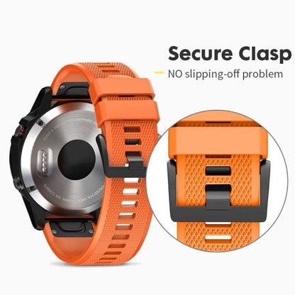Quick Removable Silicone Watch Band for Fenix 5 22mm(Mint Green) - Watch Bands by buy2fix | Online Shopping UK | buy2fix