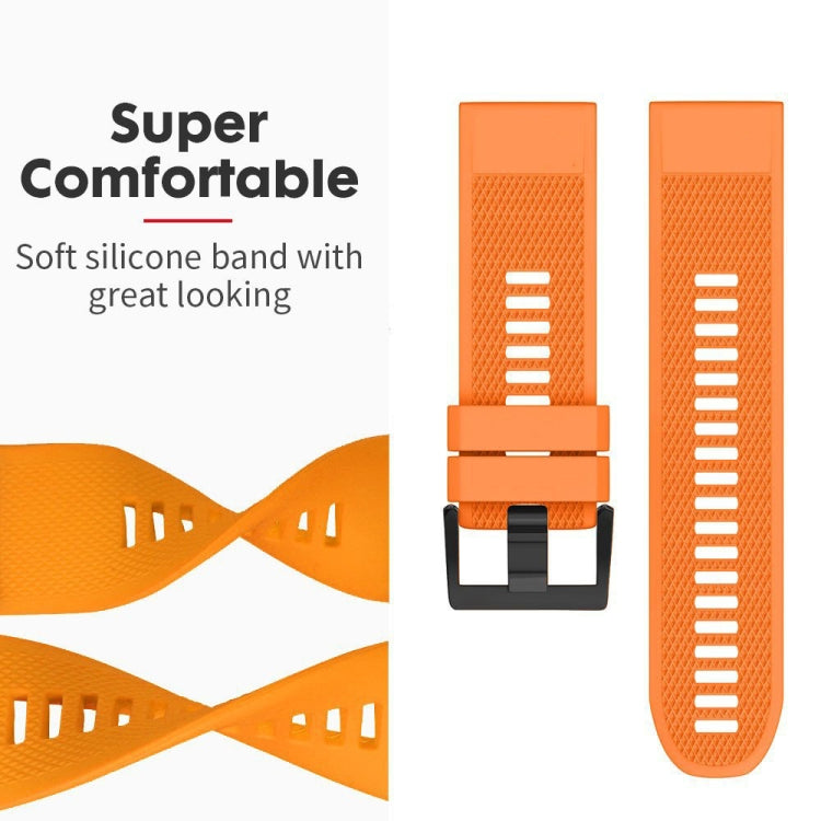 Quick Removable Silicone Watch Band for Fenix 5 22mm(Mint Green) - Watch Bands by buy2fix | Online Shopping UK | buy2fix