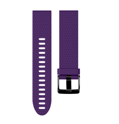 Quick Removable Silicone Watch Band for Fenix 5S 20mm(Purple) - Watch Bands by buy2fix | Online Shopping UK | buy2fix