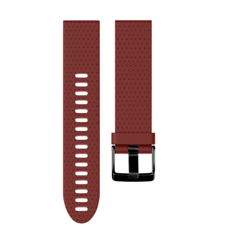 Quick Removable Silicone Watch Band for Fenix 5S 20mm(Red) - Watch Bands by buy2fix | Online Shopping UK | buy2fix