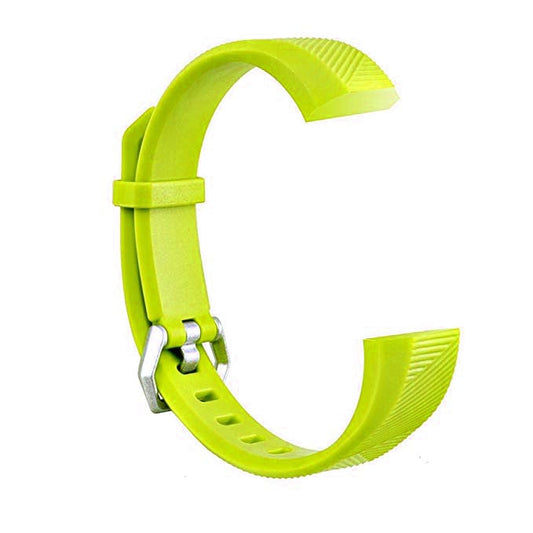 Children Silicone Twilled Watch Band for FITBIT ACE(Green) - Watch Bands by buy2fix | Online Shopping UK | buy2fix