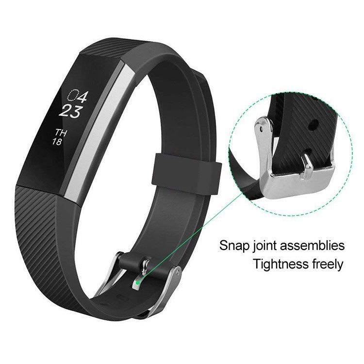 Children Silicone Twilled Watch Band for FITBIT ACE(Navy Blue) - Watch Bands by buy2fix | Online Shopping UK | buy2fix