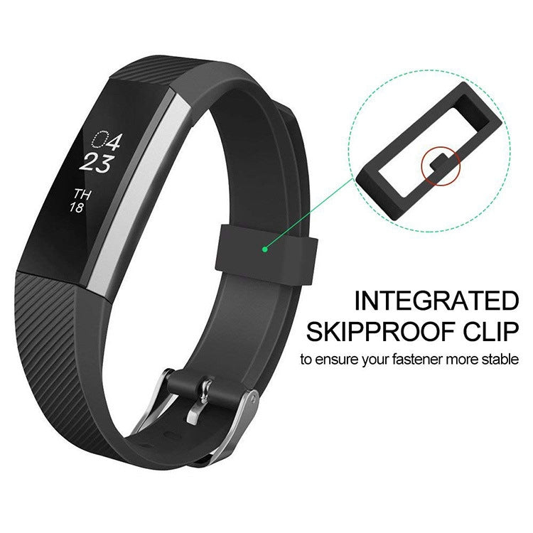 Children Silicone Twilled Watch Band for FITBIT ACE(Navy Blue) - Watch Bands by buy2fix | Online Shopping UK | buy2fix