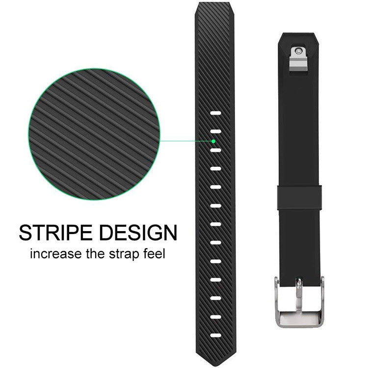 Children Silicone Twilled Watch Band for FITBIT ACE(Navy Blue) - Watch Bands by buy2fix | Online Shopping UK | buy2fix