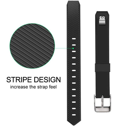 Children Silicone Twilled Watch Band for FITBIT ACE(Navy Blue) - Watch Bands by buy2fix | Online Shopping UK | buy2fix