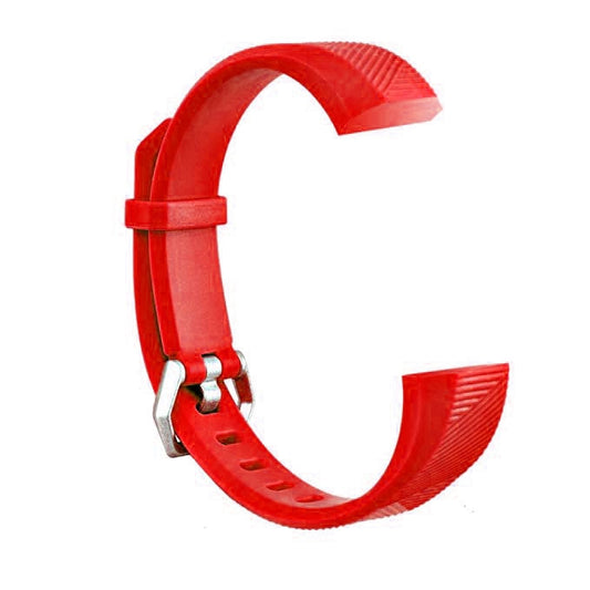 Children Silicone Twilled Watch Band for FITBIT ACE(Red) - Watch Bands by buy2fix | Online Shopping UK | buy2fix
