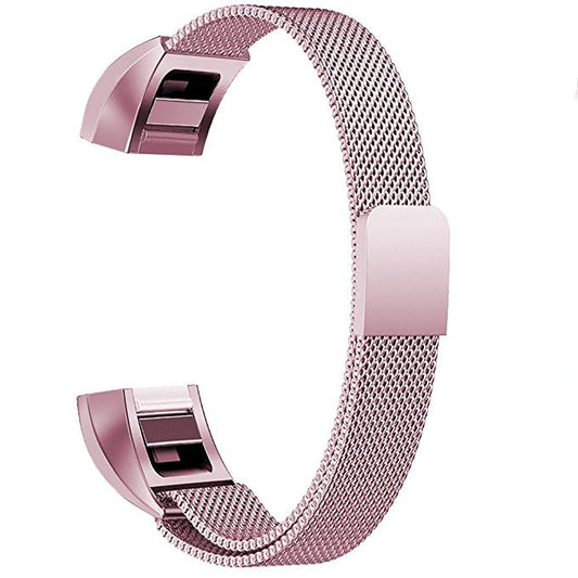 Stainless Steel Magnet Watch Band for FITBIT Alta,Size:Small,130-170mm(Cherry Gold) - Watch Bands by buy2fix | Online Shopping UK | buy2fix