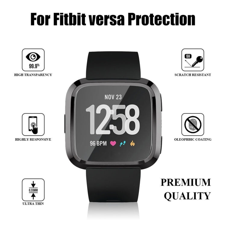 Smart Watch Soft TPU Protective Case for Fitbit Versa(Transparent) - Watch Cases by buy2fix | Online Shopping UK | buy2fix