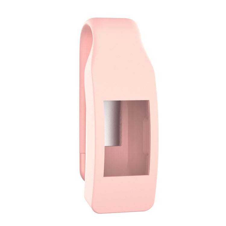 Smart Watch Silicone Clip Button Protective Case for Fitbit Inspire / Inspire HR / Ace 2(Pink) - Watch Cases by buy2fix | Online Shopping UK | buy2fix