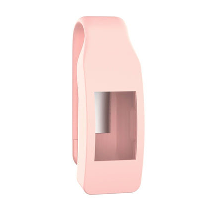 Smart Watch Silicone Clip Button Protective Case for Fitbit Inspire / Inspire HR / Ace 2(Pink) - Watch Cases by buy2fix | Online Shopping UK | buy2fix