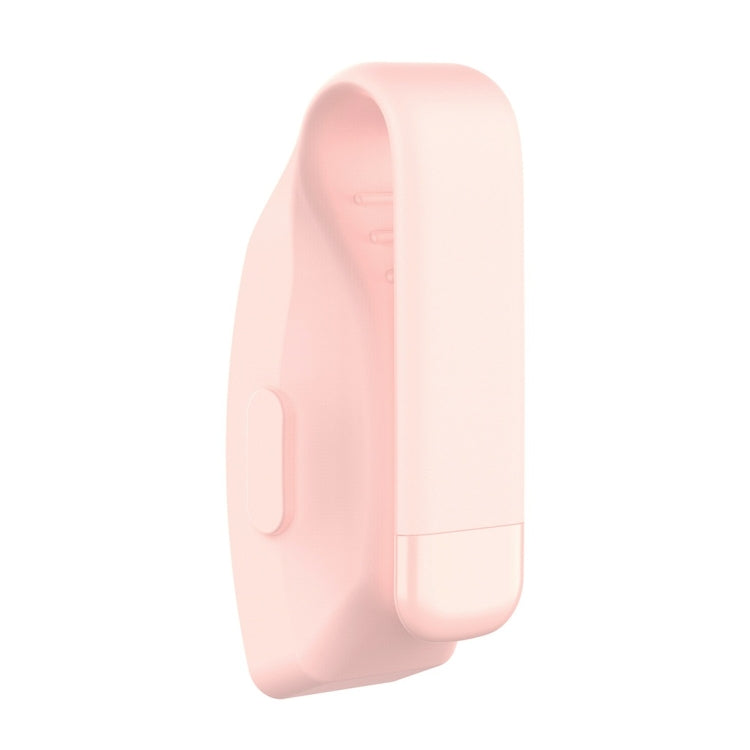 Smart Watch Silicone Clip Button Protective Case for Fitbit Inspire / Inspire HR / Ace 2(Pink) - Watch Cases by buy2fix | Online Shopping UK | buy2fix