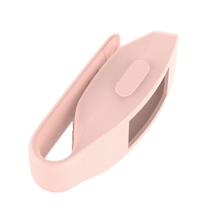 Smart Watch Silicone Clip Button Protective Case for Fitbit Inspire / Inspire HR / Ace 2(Pink) - Watch Cases by buy2fix | Online Shopping UK | buy2fix