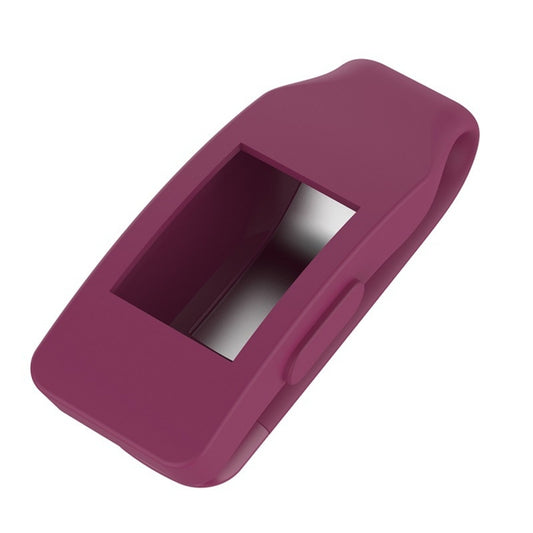 Smart Watch Silicone Clip Button Protective Case for Fitbit Inspire / Inspire HR / Ace 2(Wine Red) - Watch Cases by buy2fix | Online Shopping UK | buy2fix