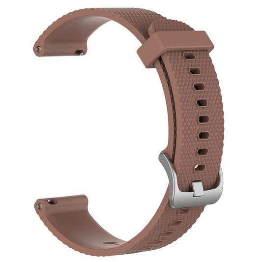 Smart Watch Silicone Watch Band for POLAR Vantage M 22cm(Brown) -  by buy2fix | Online Shopping UK | buy2fix