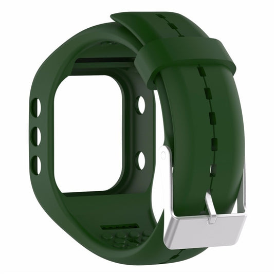 Smart Watch Silicome Watch Band for POLAR A300(Army Green) -  by buy2fix | Online Shopping UK | buy2fix
