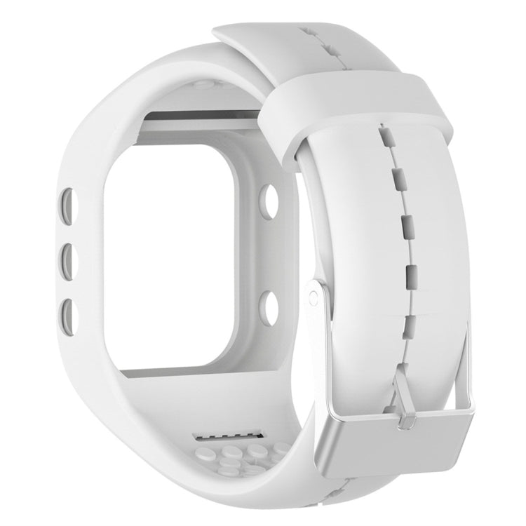 Smart Watch Silicome Watch Band for POLAR A300(White) -  by buy2fix | Online Shopping UK | buy2fix