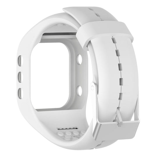 Smart Watch Silicome Watch Band for POLAR A300(White) -  by buy2fix | Online Shopping UK | buy2fix