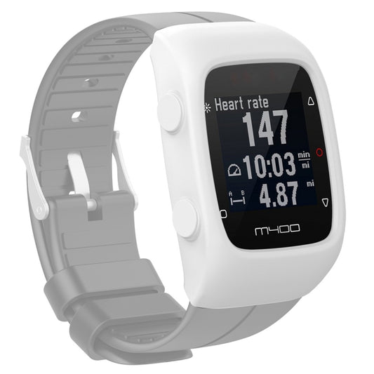 Smart Watch Silicone Protective Case for POLAR M430(White) -  by buy2fix | Online Shopping UK | buy2fix