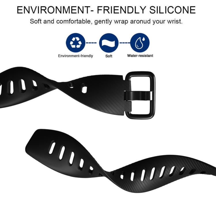 Smart Watch Silicone Watch Band for Huawei Honor Band 4 / Band 5(Blue) by buy2fix