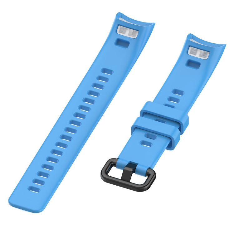 Smart Watch Silicone Watch Band for Huawei Honor Band 4 / Band 5(Sky Blue) by buy2fix