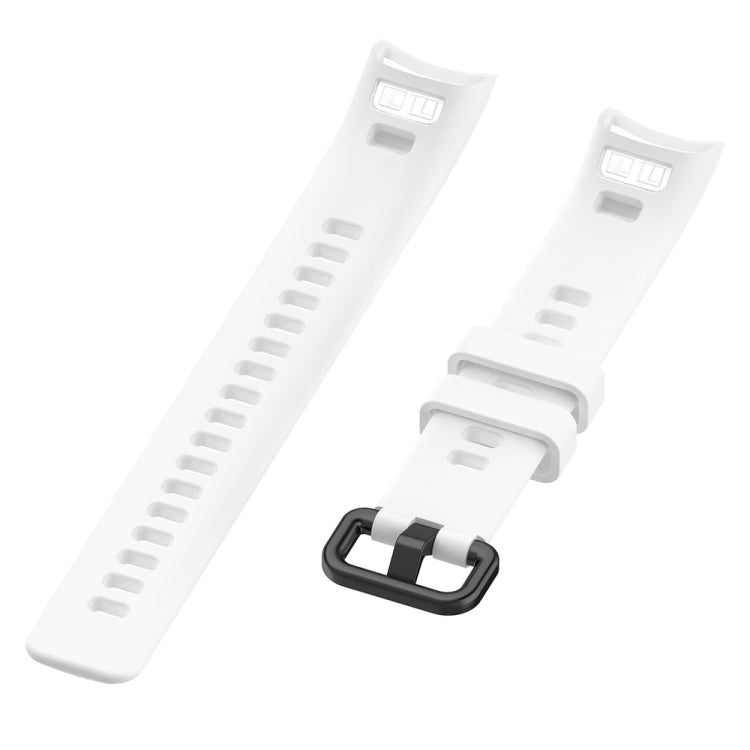 Smart Watch Silicone Watch Band for Huawei Honor Band 4 / Band 5(White) by buy2fix
