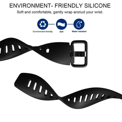 Smart Watch Silicone Watch Band for Huawei Honor Band 4 / Band 5(White) by buy2fix