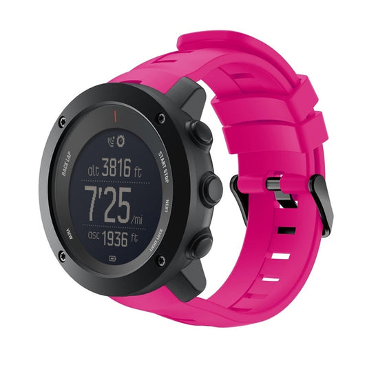 Smart Watch Silicone Watch Band for Suunto Ambit3 Vertical(Rose Red) -  by buy2fix | Online Shopping UK | buy2fix