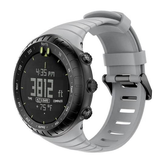 Smart Watch Silicone Watch Band for Suunto Core(Grey)