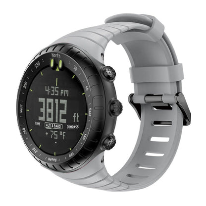 Smart Watch Silicone Watch Band for Suunto Core(Grey) -  by buy2fix | Online Shopping UK | buy2fix
