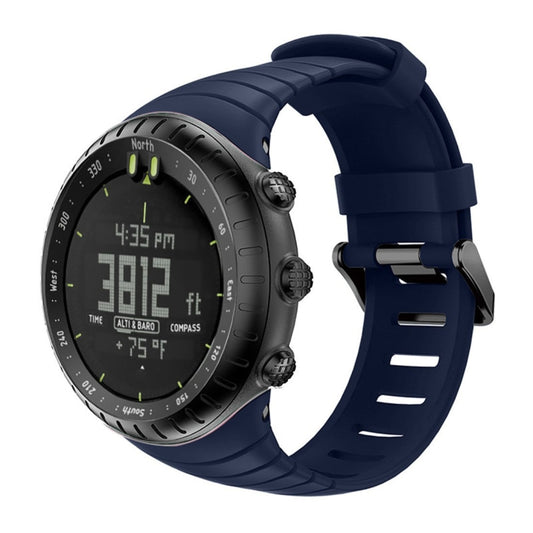 Smart Watch Silicone Watch Band for Suunto Core(Blue) -  by buy2fix | Online Shopping UK | buy2fix