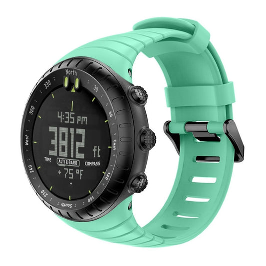 Smart Watch Silicone Watch Band for Suunto Core(Mint Green) -  by buy2fix | Online Shopping UK | buy2fix