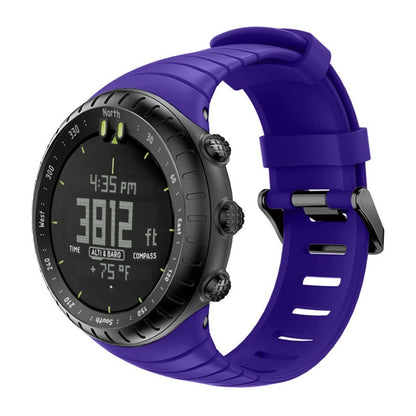 Smart Watch Silicone Watch Band for Suunto Core(Purple) -  by buy2fix | Online Shopping UK | buy2fix