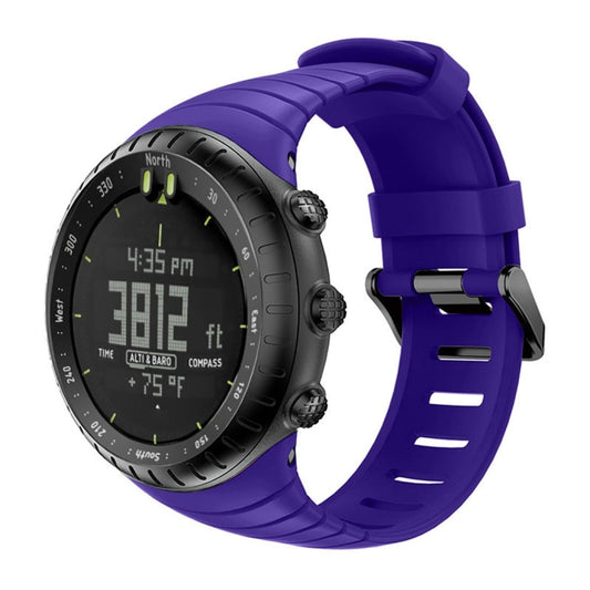 Smart Watch Silicone Watch Band for Suunto Core(Purple) -  by buy2fix | Online Shopping UK | buy2fix