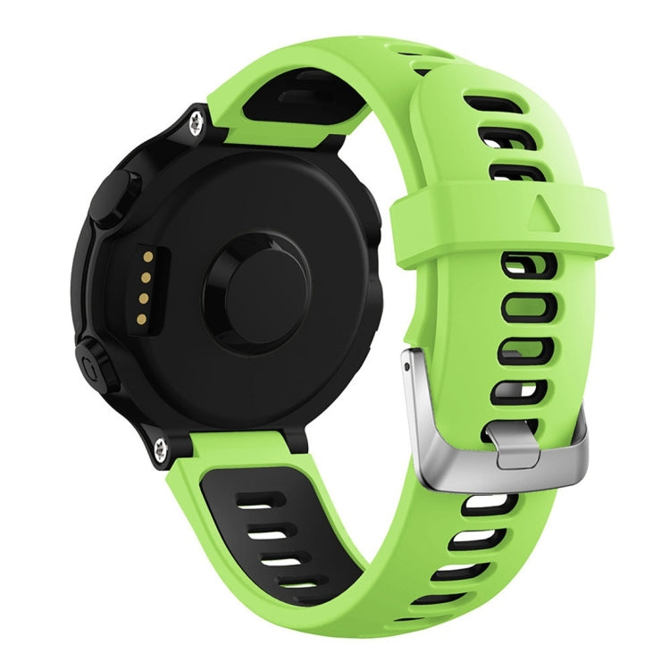 Smart Watch Silicone Watch Band for Garmin Forerunner 735XT(Green) - Watch Bands by buy2fix | Online Shopping UK | buy2fix
