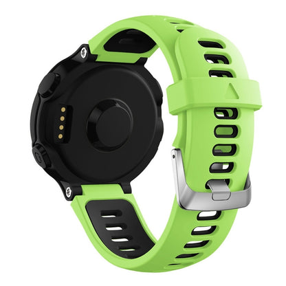 Smart Watch Silicone Watch Band for Garmin Forerunner 735XT(Green) - Watch Bands by buy2fix | Online Shopping UK | buy2fix