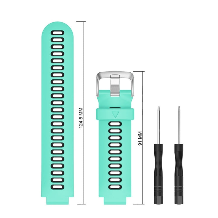 Smart Watch Silicone Watch Band for Garmin Forerunner 735XT(Mint Green) - Watch Bands by buy2fix | Online Shopping UK | buy2fix