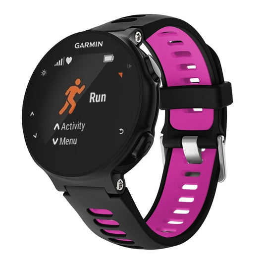 Smart Watch Silicone Watch Band for Garmin Forerunner 735XT(Rose Red) - Watch Bands by buy2fix | Online Shopping UK | buy2fix
