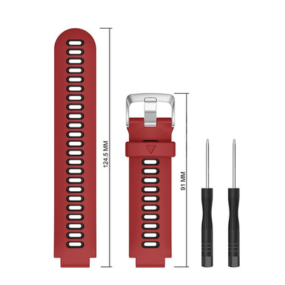 Smart Watch Silicone Watch Band for Garmin Forerunner 735XT(Red) - Watch Bands by buy2fix | Online Shopping UK | buy2fix