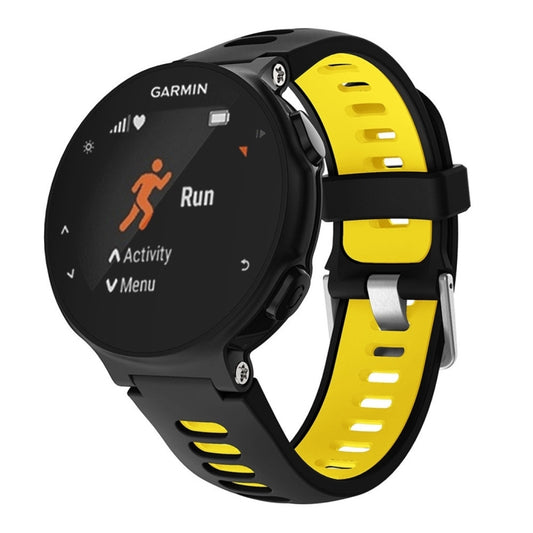 Smart Watch Silicone Watch Band for Garmin Forerunner 735XT(Yellow) - Watch Bands by buy2fix | Online Shopping UK | buy2fix