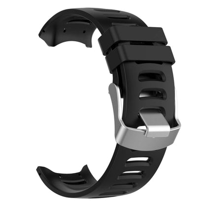 Smart Watch Silicone Watch Band for Garmin Forerunner 610(Black) - Watch Bands by buy2fix | Online Shopping UK | buy2fix