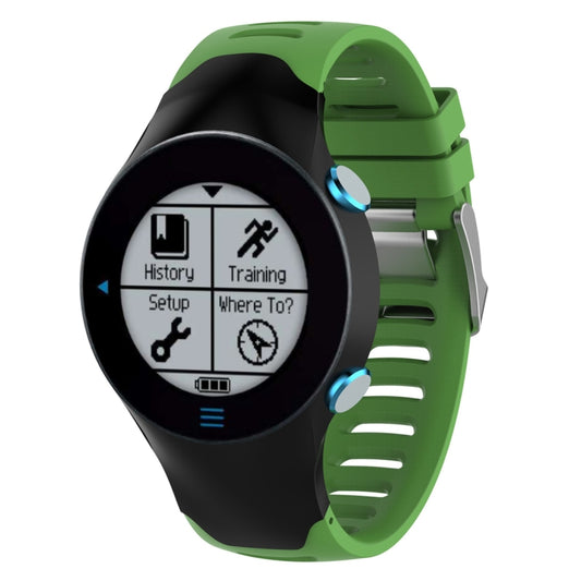 Smart Watch Silicone Watch Band for Garmin Forerunner 610(Green) - Watch Bands by buy2fix | Online Shopping UK | buy2fix