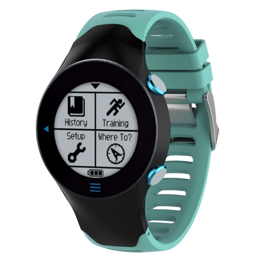 Smart Watch Silicone Watch Band for Garmin Forerunner 610(Mint Green) - Watch Bands by buy2fix | Online Shopping UK | buy2fix