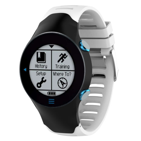 Smart Watch Silicone Watch Band for Garmin Forerunner 610(White) - Watch Bands by buy2fix | Online Shopping UK | buy2fix