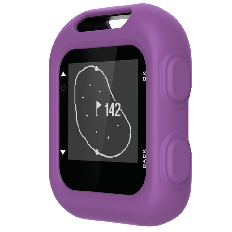 Silicone Protective Case for Garmin Approach G10 Golf(Purple) - Watch Cases by buy2fix | Online Shopping UK | buy2fix