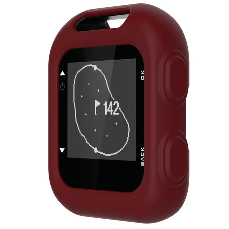 Silicone Protective Case for Garmin Approach G10 Golf(Wine Red) - Watch Cases by buy2fix | Online Shopping UK | buy2fix