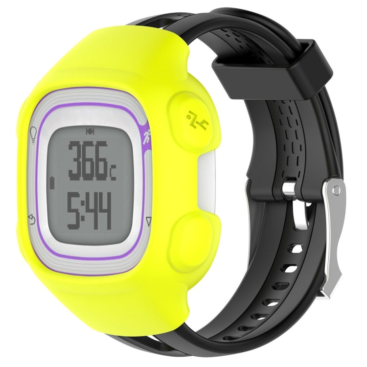 Smart Watch Silicone Protective Case for Garmin Forerunner 10 / 15(Yellow) - Watch Cases by buy2fix | Online Shopping UK | buy2fix